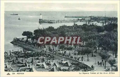 Cartes postales Royan Le Squre Rotton et les deux Jetees