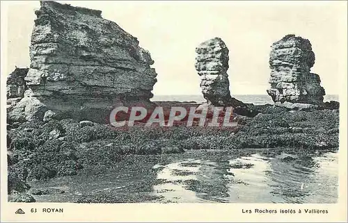 Cartes postales Royan Les Rochers Isoles a Vallieres