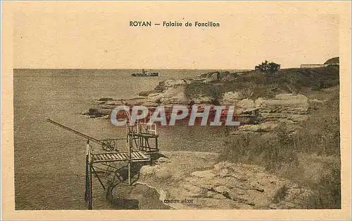 Cartes postales Royan Falaise de Foncillon