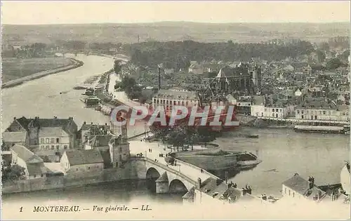 Cartes postales Montereau Vue Generale