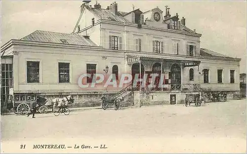 Cartes postales Montereau La Gare Caleche