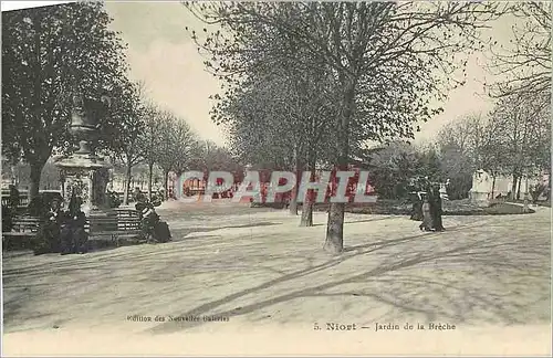 Cartes postales Niort Jardin de la Breche