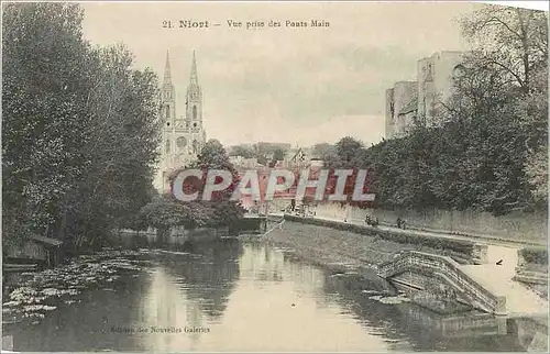 Cartes postales Niort Vue prise des Pouts Main