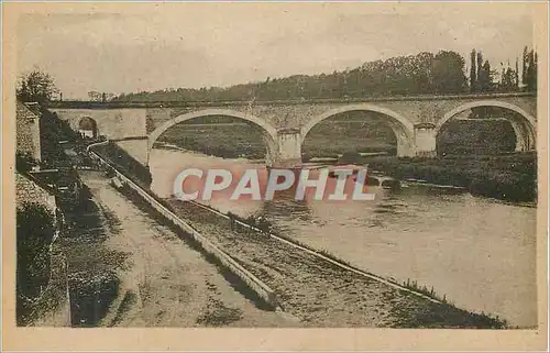 Ansichtskarte AK Port de Piles (Vienne) Le Pont du Chemin de fer sur la Creuse