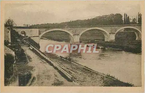 Cartes postales Port de Piles (Vienne) Le Pont du Chemin de fer sur la Creuse