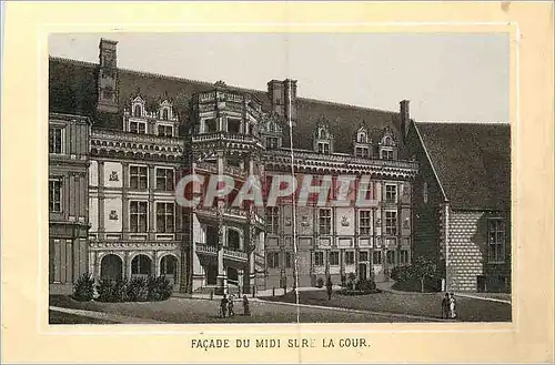 Ansichtskarte AK Facade du Midi sur la Cour Blois