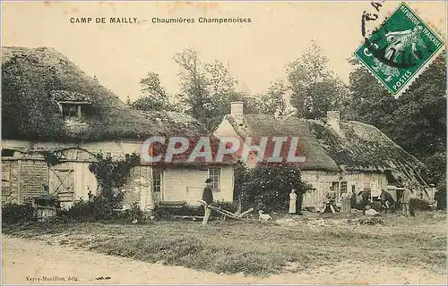 Cartes postales Camp de Mailly Chaumieres Champenoises Militaria