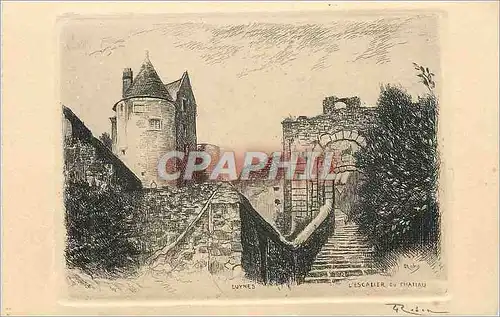 Cartes postales Luynes L'Escalier du Chateau