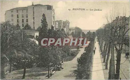 Cartes postales Menton les Jardins