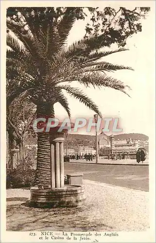 Cartes postales Nice La Promenade des Anglais et le Casino de la Jetee