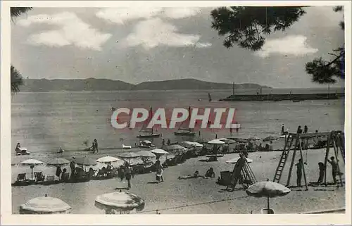 Moderne Karte Cavalaire sur Mer (Var) La Plage