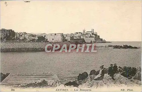 Cartes postales Antibes Les Remparts