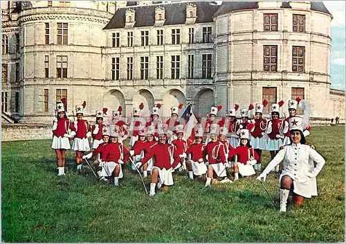 Cartes postales moderne Les Majorettes de Mont pres Chambord (Loir et Cher) Ier prix Festival National de Blois 1970