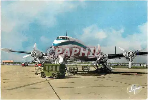 Cartes postales moderne Air France Les Grandes Lignes Aeriennes Internationales Super Constellation Aviation Avion