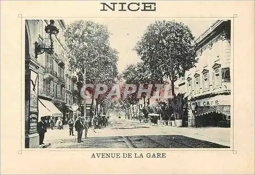 Cartes postales Nice Avenue de la Gare