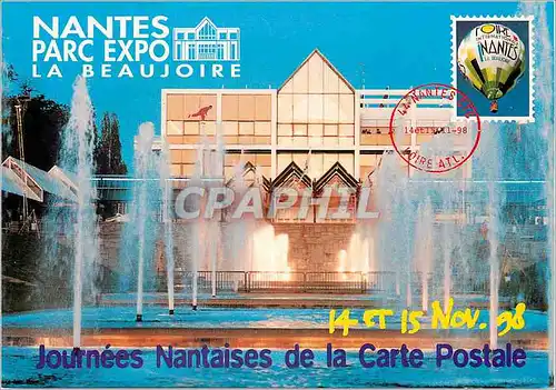 Cartes postales moderne Nantes Parc Expo La Beaujoire 14 et 15 Nov 98 Journees Nantaises de la Carte Postale