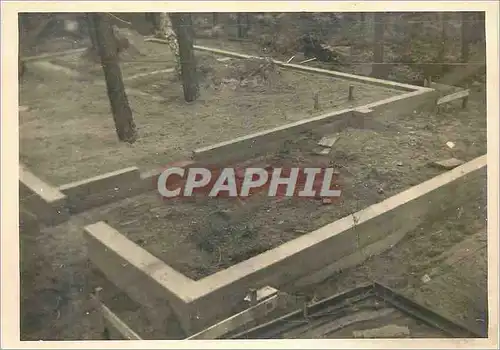 CARTE PHOTO Fondations Maison