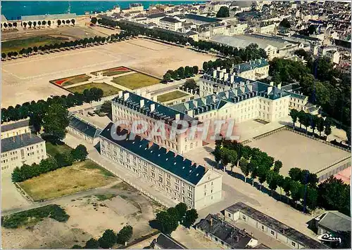 Moderne Karte Saumur (Maine et Loire) Vue aerienne L'Ecole de Cavalerie