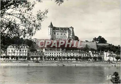 Cartes postales moderne Saumur (Maine et Loire) Les Merveilles du Val de Loire La Loire le Quai Mayaud et le Chateau du