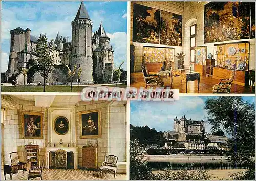 Moderne Karte Saumur (Maine et Loire) Les Chateaux de la Loire Le Chateau