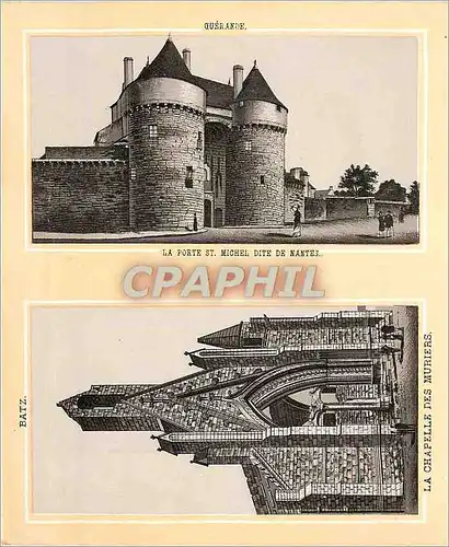 Cartes postales Guerande La Porte Saint Michel dite de Nantes Batz La Chapelle des Muriers