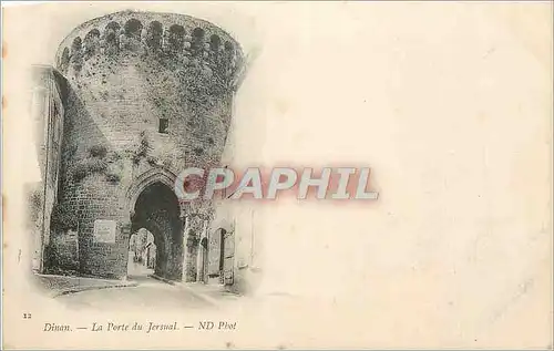 Cartes postales Dinan La Porte du Jersual (carte 1900)