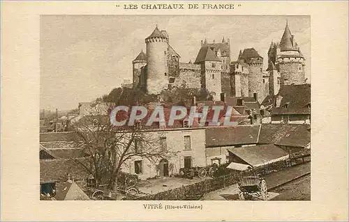 Cartes postales Vitre (Ille et Vilaine) Les Chateaux de France