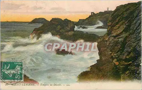 Cartes postales Saint Lunaire Tempete au Decolle