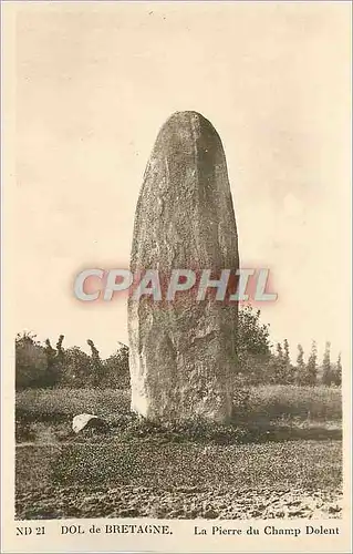 Cartes postales Dol de Bretagne La Pierre du Champ Dolent