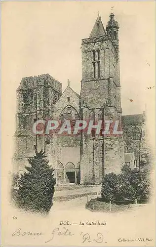 Cartes postales Dol La Cathedrale (carte 1900)
