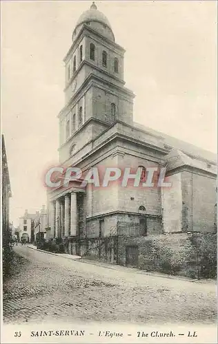 Ansichtskarte AK Saint Servan L'Eglise