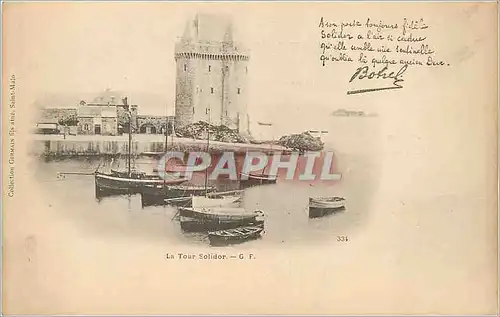 Cartes postales La Tour Solidor Saint Servan Bateaux Botrel (carte 1900)