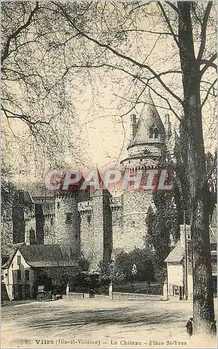 Ansichtskarte AK Vitre (Ille et Vilaine) Le Chateau Place St Yves