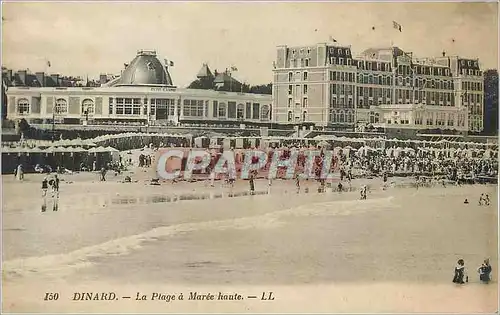 Cartes postales Dinard La Plage a Maree Haute