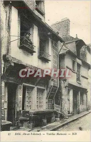 Cartes postales Dol (Ille et Vilaine) Vieilles Maisons