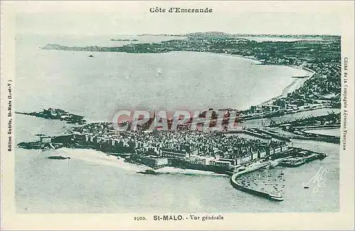 Cartes postales Saint Malo Cote d'Emeraude Vue Generale