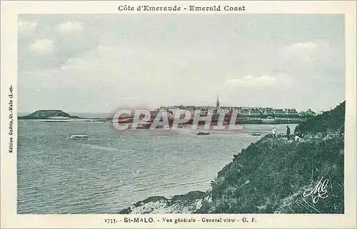 Cartes postales Saint Malo Cote d'Emeraude Vue Generale