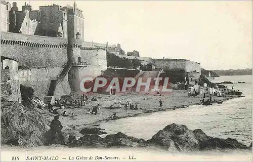 Cartes postales Saint Malo La Greve de Bon Secours