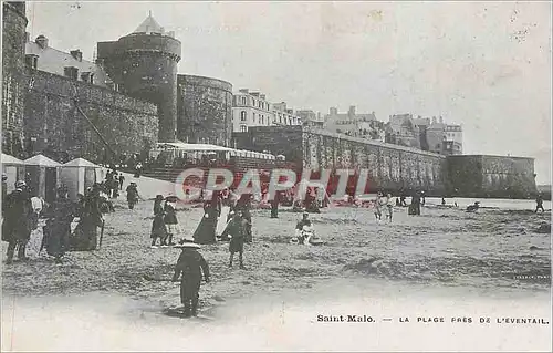 Ansichtskarte AK Saint Malo La Plage pres de L'Eventail