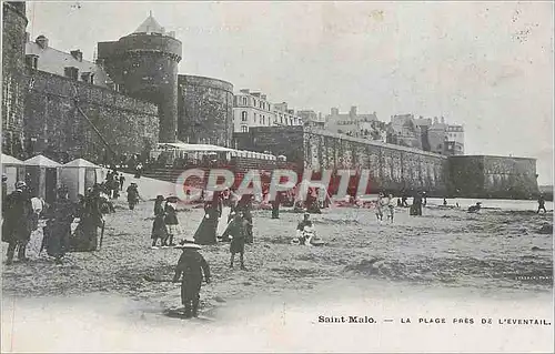 Cartes postales Saint Malo La Plage pres de L'Eventail