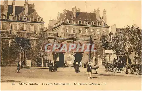 Ansichtskarte AK Saint Malo La Porte Saint Vincent