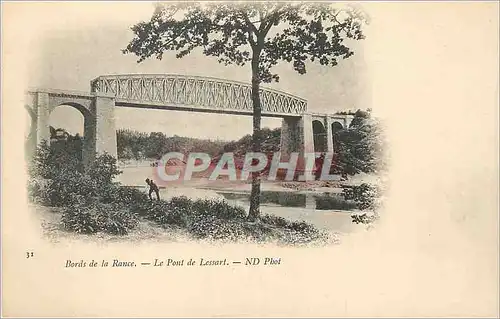 Ansichtskarte AK Bords de la Rance Le Pont de Lessart (carte 1900)