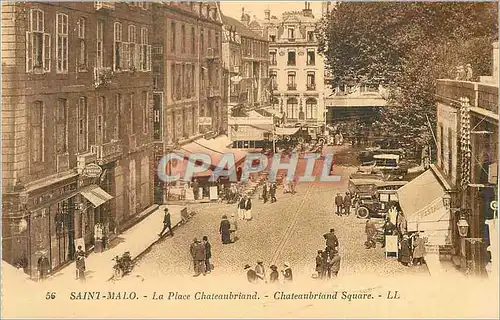 Cartes postales Saint Malo La Place Chateaubriand