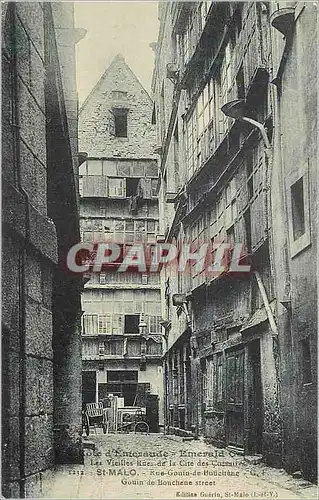 Cartes postales Saint Malo Cote d'Emeraude Rue Gouin de Bouchene