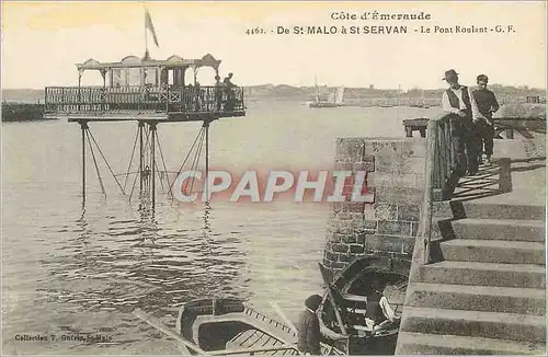 Ansichtskarte AK De Saint Malo a St Servan Cote d'Emeraude Le Pont Roulant