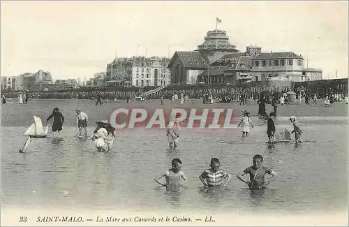 Ansichtskarte AK Saint Malo La Mare aux Canards et le Casino