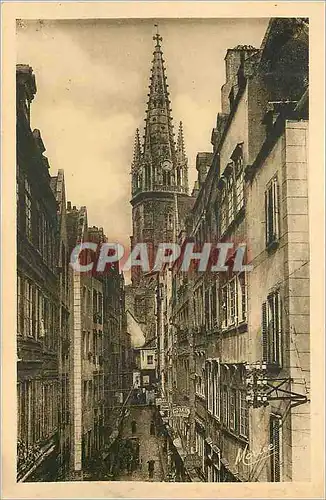 Cartes postales Saint Malo Cote d'Emeraude La Grande Rue