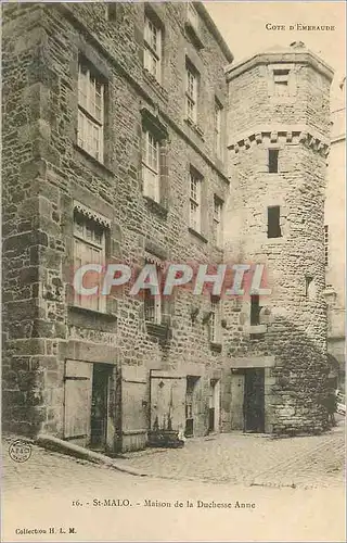 Ansichtskarte AK Saint Malo Maison de la Duchesse Anne