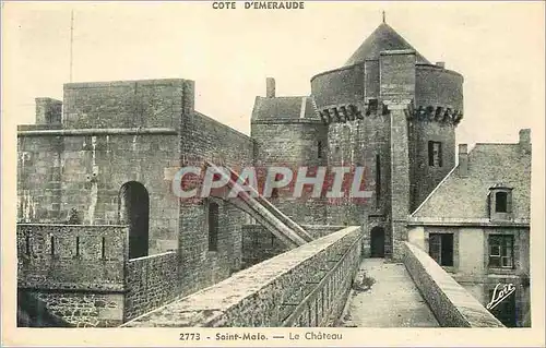 Cartes postales Saint Malo Cote d'Emeraude Le Chateau
