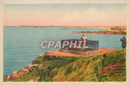 Cartes postales Saint Malo Le Tombeau du Chateaubriand (1848)